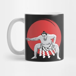 Japanese Sumo Wrestler t-shirt Mug